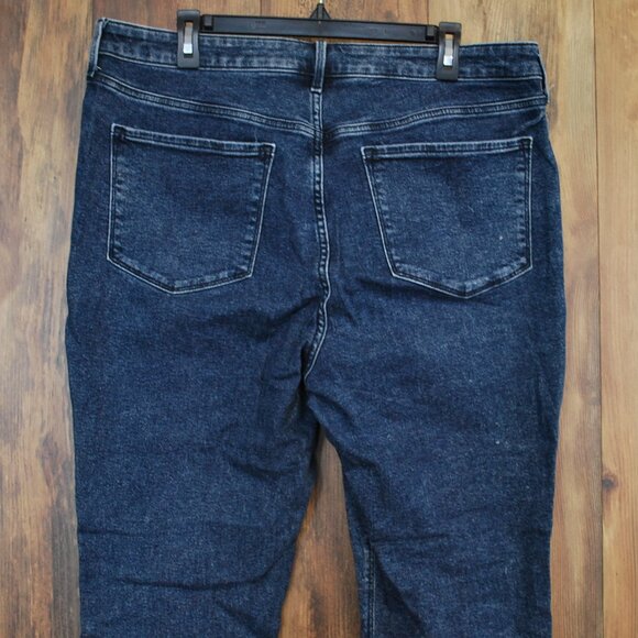 Old Navy Plus Size Rockstar Super Skinny High Rise Slim Pockets Jeans 18  120-J - Picture 1 of 7